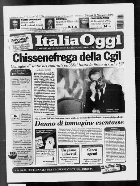 Italia oggi : quotidiano di economia finanza e politica